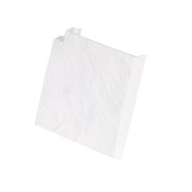 Угловая накладка для бордюра в белом цвете