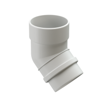 Колено водосточное 45˚ Docke Lux, Пломбир