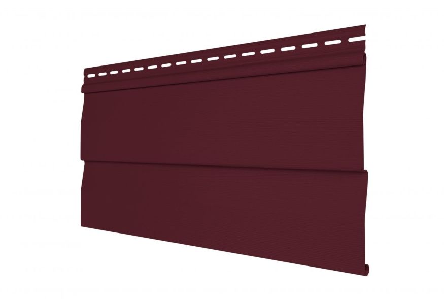 Акриловый сайдинг Tecos Корабельный брус, Бургунд купить в Новороссийске