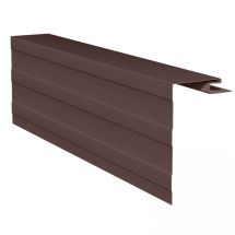 Приоконный профиль для сайдинга, коричневый