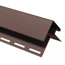 Внешний угол для сайдинга, коричневый