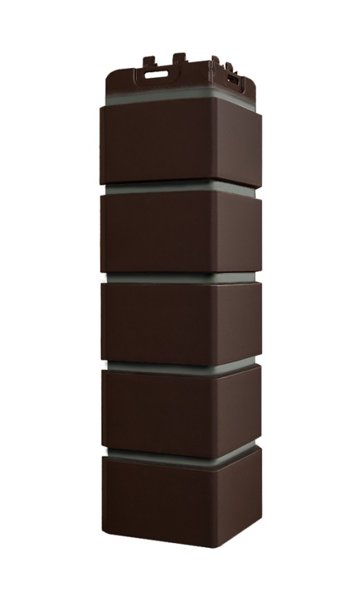 Угол Grand Line, Клинкерный кирпич Design, Цвет Шоколад. купить в Новороссийске