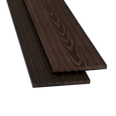 Заборная доска из ДПК ECODECKING Цвет Кофе купить в Новороссийске