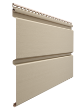 Виниловый сайдинг Docke, Брус D6S, Крем-брюле