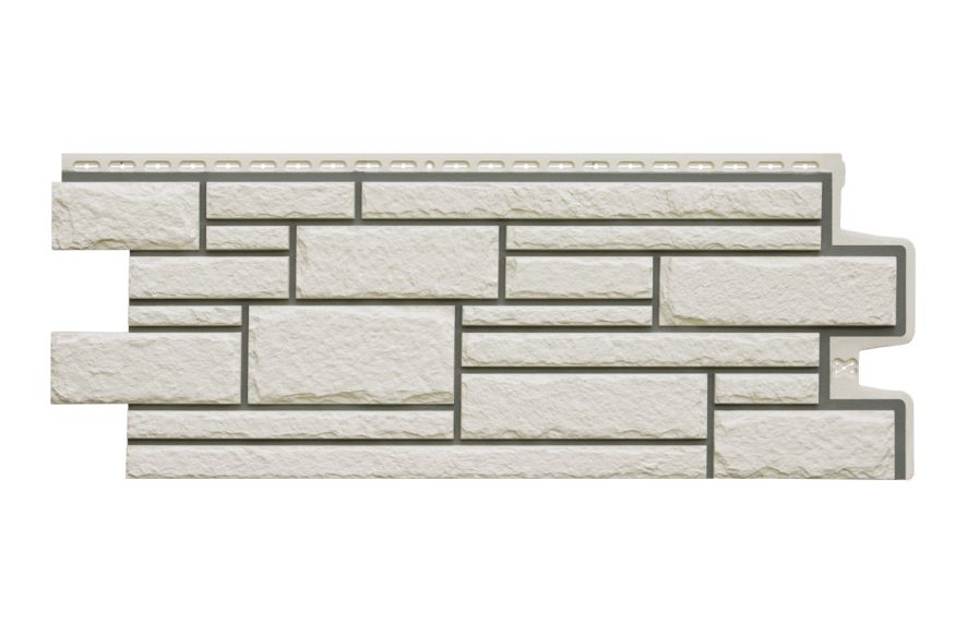 Фасадные панели Grand Line, Камелот Design, Молочный купить в Новороссийске