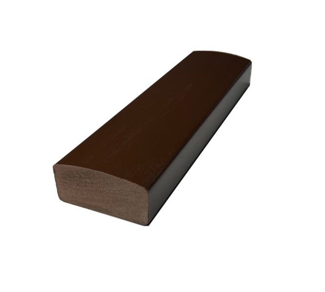 Лавочный брус Ecodecking Некст глянцевый шоколадный, полнотелый. купить в Новороссийске