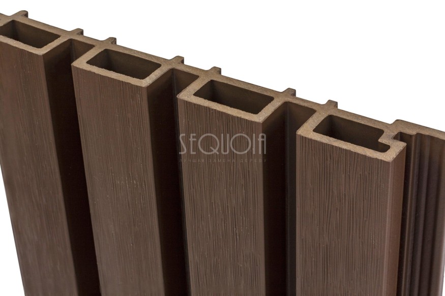 Доска фасадная SEQUOIA co-extrusion Коричневая купить в Новороссийске