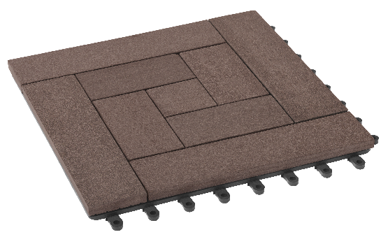 Модульный паркет ДПК GRINDERDECO Люкс 10 Коричневый шоколад купить в Новороссийске