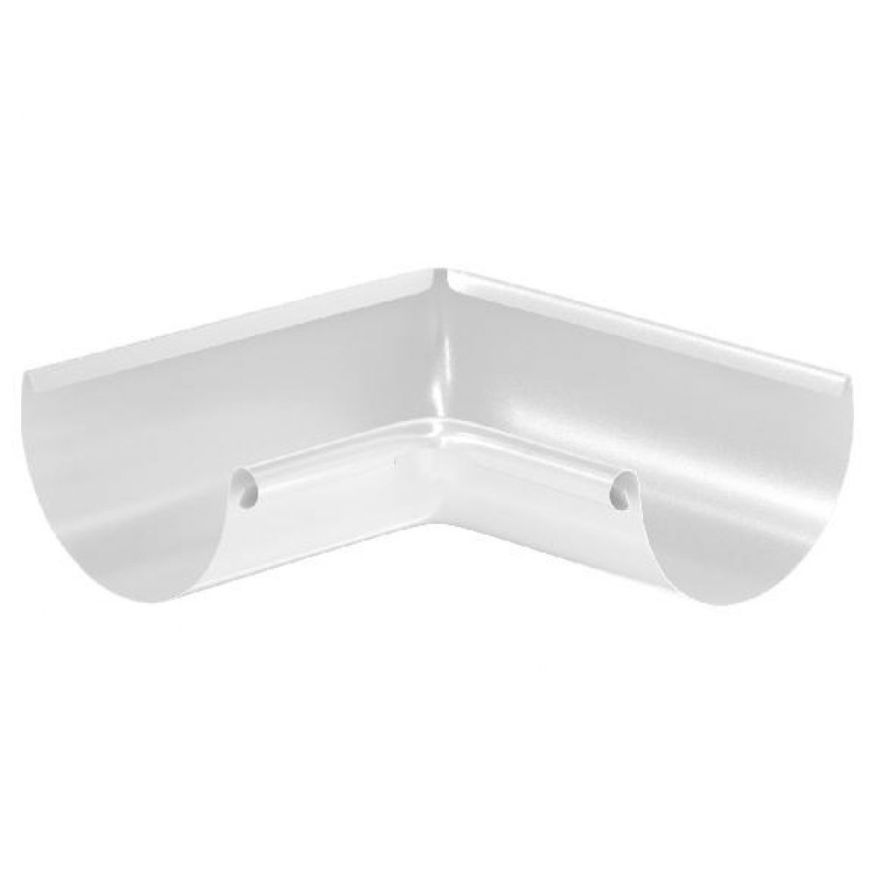 Внутренний угол желоба 90°, RR 20 мраморно-белый 125/90 купить в Новороссийске