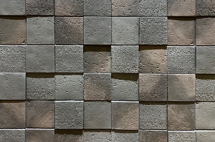 Фиброцементные панели КАНЬОН коллекция 3D-МОЗАЙКА 45 купить в Новороссийске