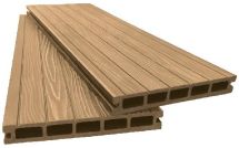 Террасная доска ДПК 3D AYTECHPLAS 160х22 бронзового цвета