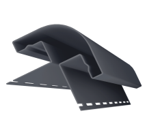 Планка радиусная Grand Line (Я Фасад) Графит