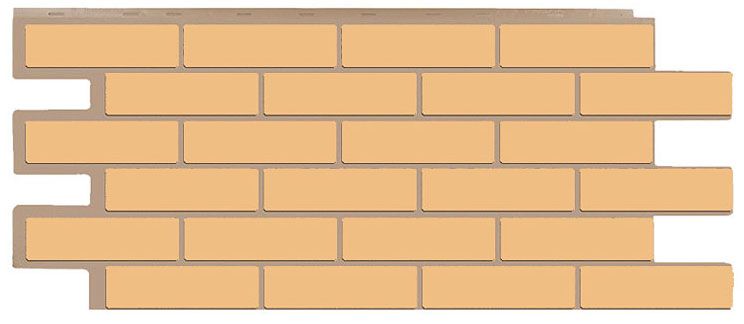 Фасадная панель T-Сайдинг, Кирпич Модерн Бежевый купить в Новороссийске