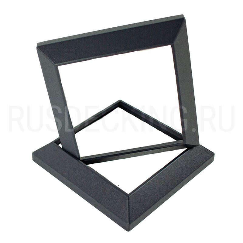 Рамка столба ограждения RusDecking Unodeck Графит купить в Новороссийске