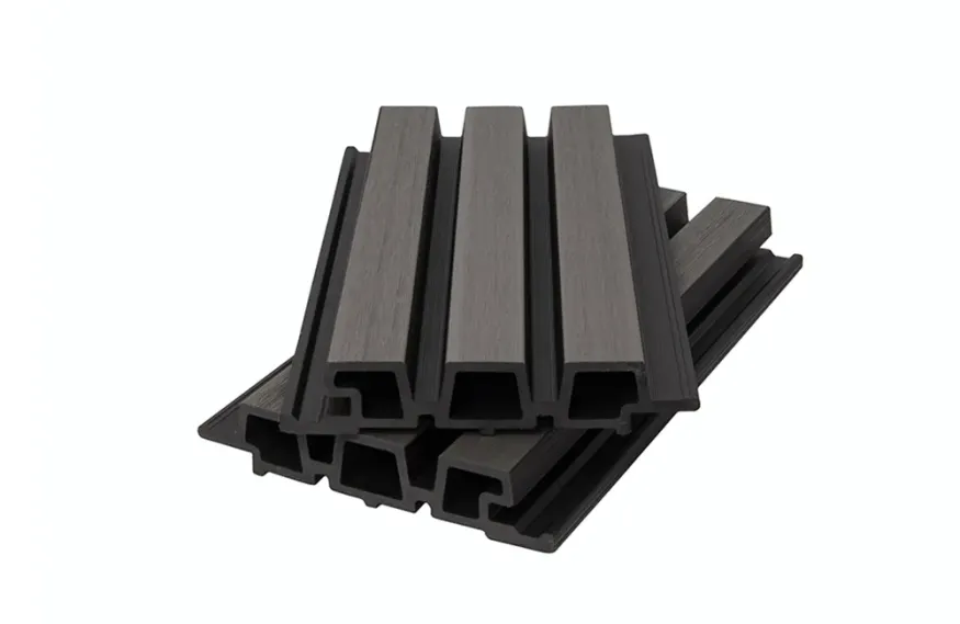 Фасадная панель брусковая из ДПК Polivan Group CO-EX MIX, Grey dark купить в Новороссийске