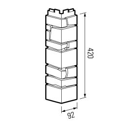 Угол наружный ТЕХНОНИКОЛЬ Камень, Сицилия