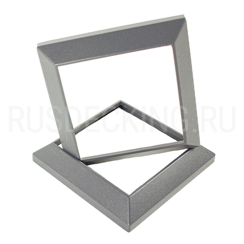 Рамка столба ограждения RusDecking Unodeck Серый купить в Новороссийске