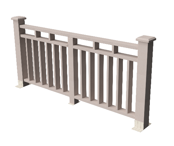 Декоративное ограждение из ДПК GRINDERDECO, выбеленый дуб, Европа купить в Новороссийске