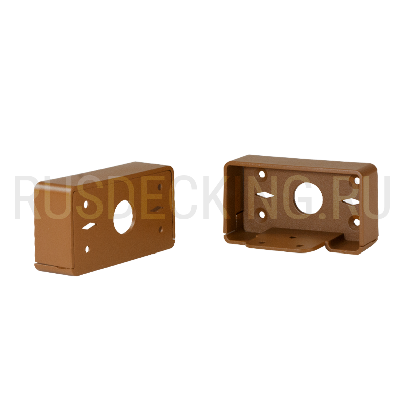Комплект крепления перил прямое RusDecking Unodeck Орех купить в Новороссийске