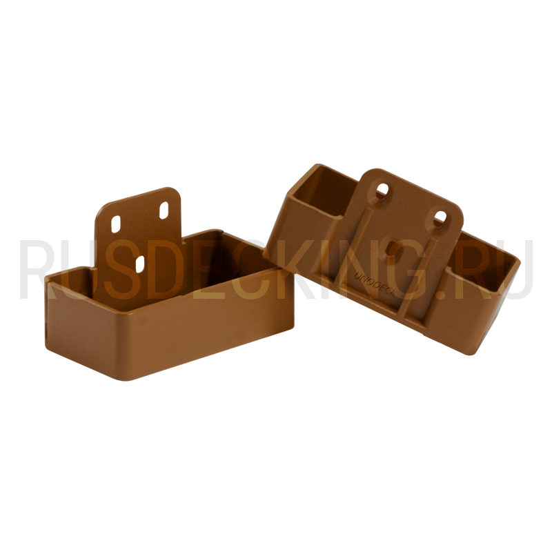 Комплект крепления перил прямое RusDecking Unodeck Орех купить в Новороссийске