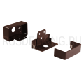 Комплект крепления перил прямое RusDecking Unodeck Венге купить в Новороссийске