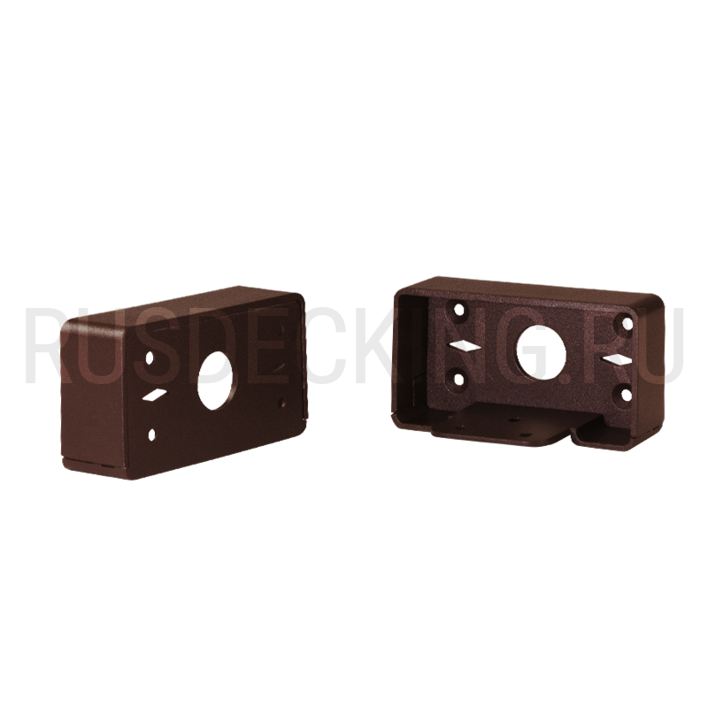 Комплект крепления перил прямое RusDecking Unodeck Венге купить в Новороссийске
