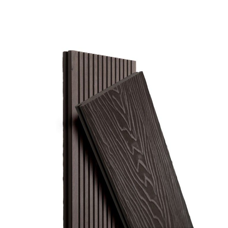 Террасная доска Экодекинг Топ полнотелая, Венге купить в Новороссийске