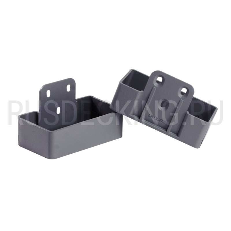 Комплект крепления перил прямое RusDecking Unodeck Серый купить в Новороссийске