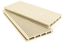 Террасная доска ДПК AYTECHPLAS цвет слоновая кость