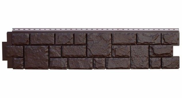 Фасадная панель GL &amp;quot;Я-Фасад&amp;quot; Екатерининский камень, цвет арабика. купить в Новороссийске