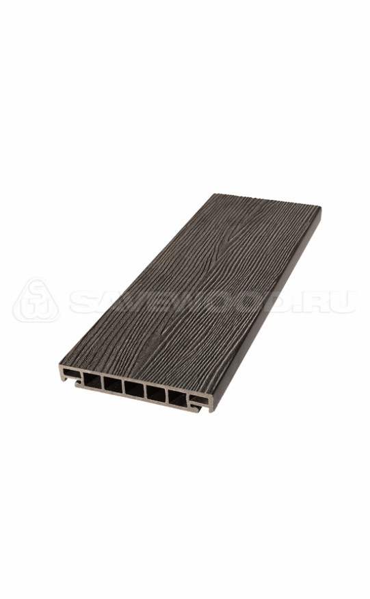Террасная доска ДПК SaveWood, SW Salix (S) (R), Темно-коричневый купить в Новороссийске