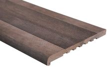 Ступень ДПК Outdoor Havana/Вельвет, коричневая полнотелая микс