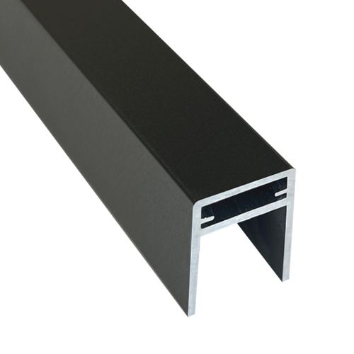 Алюминиевый П-профиль EasyDecking Черное дерево купить в Новороссийске