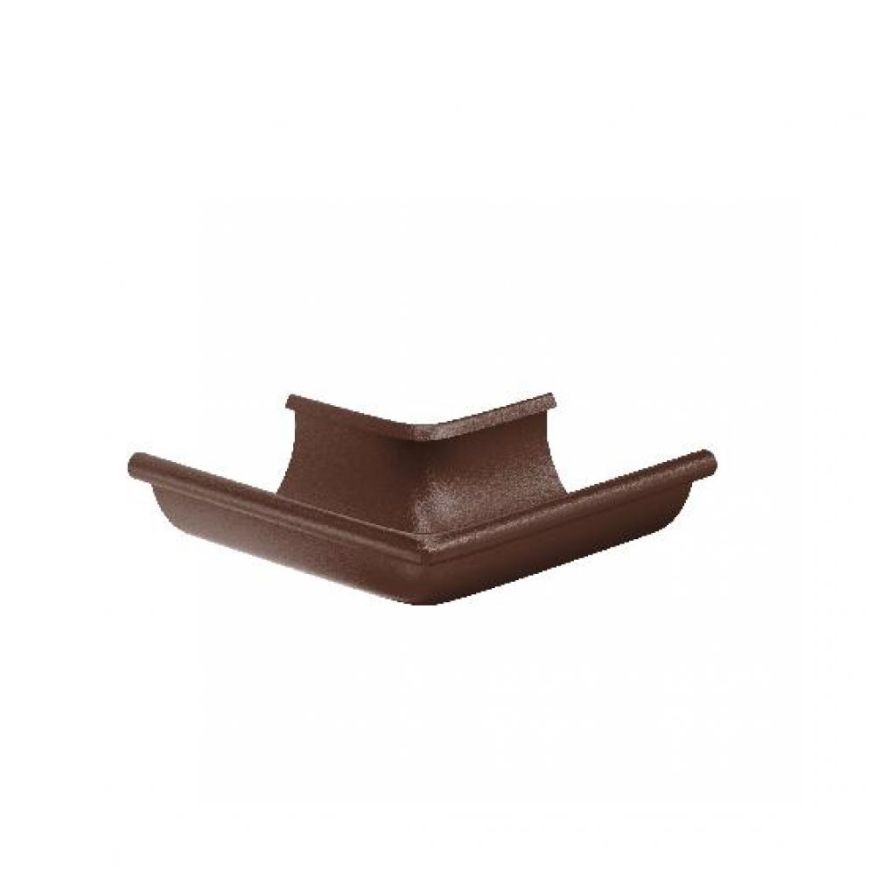 Наружный угол желоба 90°, Aquasystem, RAL 8017 Коричневый матовый 150/100 купить в Новороссийске