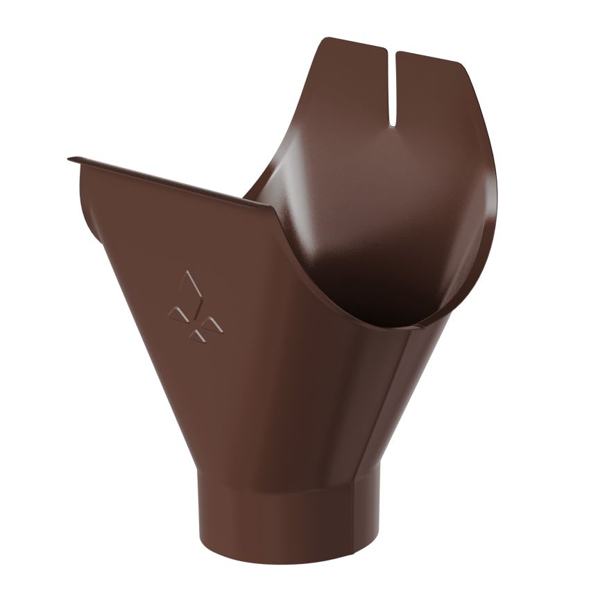 Воронка желоба Aquasystem, PU MATT, RAL 8017 Коричневый 125/90 купить в Новороссийске