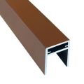 Алюминиевый П-профиль EasyDecking Коричневый купить в Новороссийске