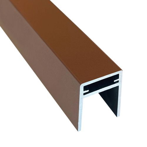 Алюминиевый П-профиль EasyDecking Коричневый купить в Новороссийске