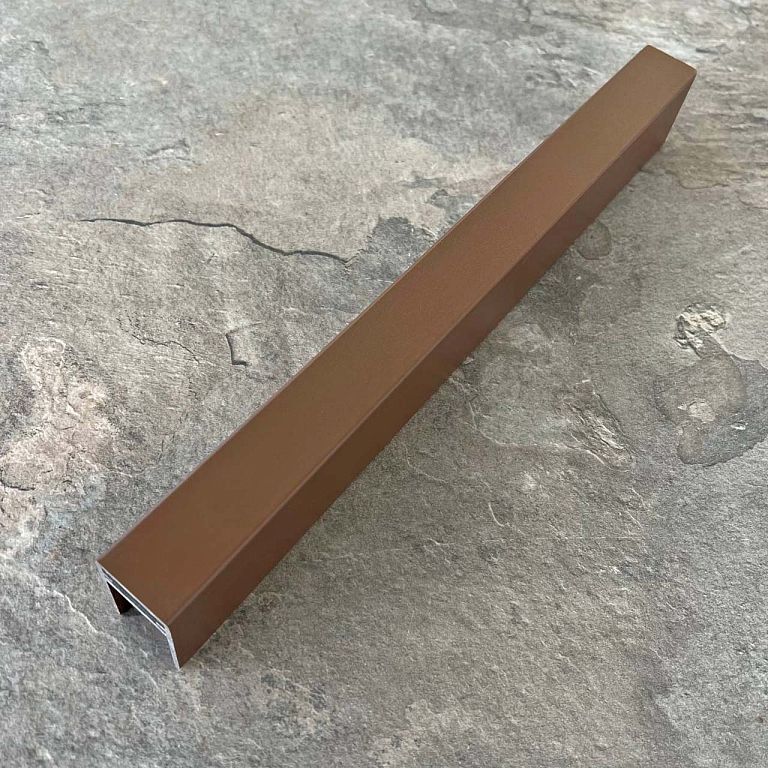 Алюминиевый П-профиль EasyDecking Коричневый купить в Новороссийске