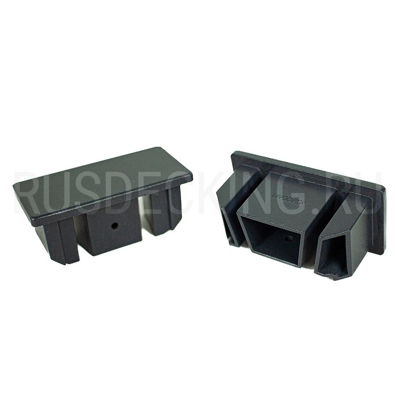 Заглушка для перил торцевая RusDecking Unodeck Графит купить в Новороссийске