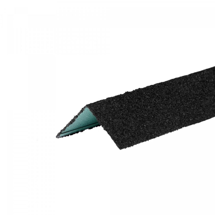 Угол металлический внешний ТЕХНОНИКОЛЬ HAUBERK, Черный купить в Новороссийске