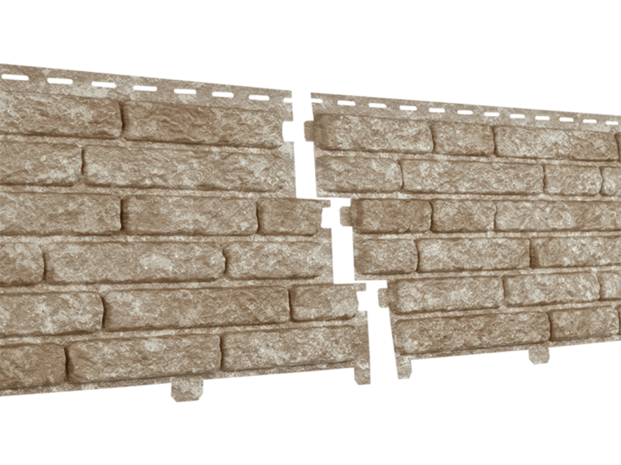 Фасадные панели Ю-Пласт, Stone House Quartzite, Светлый Бежевый купить в Новороссийске