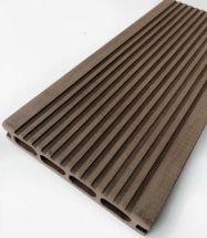 Террасная доска ДПК - ДеревоПласт - Односторонняя в цвете Венге