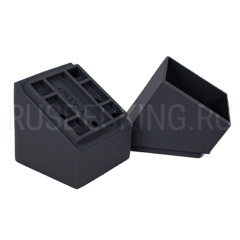 Крепление балясины наклонное RusDecking Unodeck Графит купить в Новороссийске