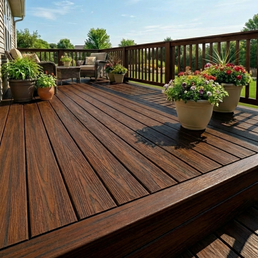 Террасная доска ДПК GardenParkett Табула, Венге купить в Новороссийске