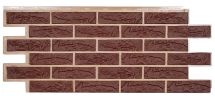 Фасадная панель Т-Сайдинг, Кирпич Лондон Брик Коричневый