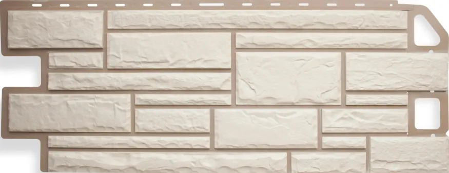 Фасадная панель Альта-профиль Камень Белый купить в Новороссийске