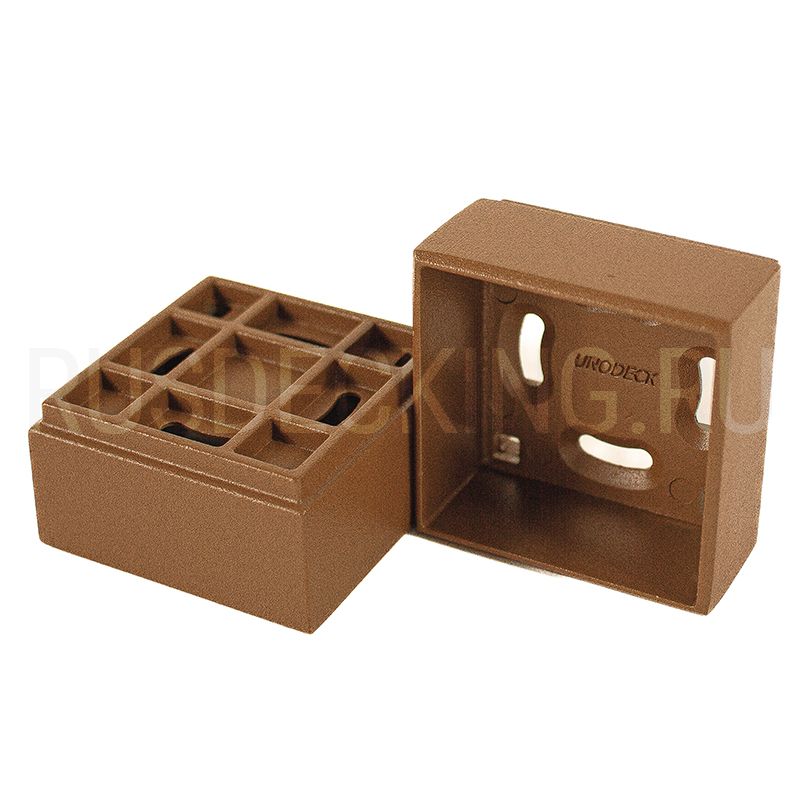 Крепление балясины прямое RusDecking Unodeck Орех купить в Новороссийске