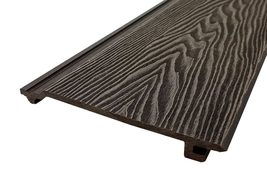 Сайдинг из ДПК Darvolex 3D тиснение Венге купить в Новороссийске