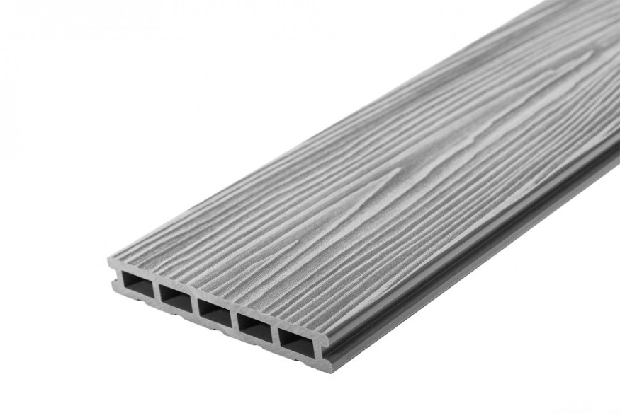 Террасная доска из ДПК RusDecking Unodeck Mogano - Цвет Серый купить в Новороссийске