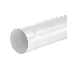 Труба водосточная 3000мм Aquasystem, RAL 9003 Белый 150/100